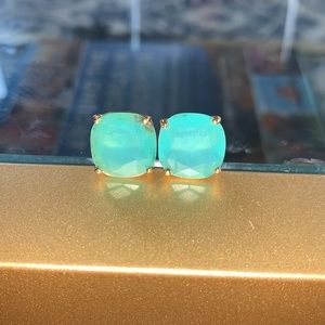 Kate Spade Square Studs in Mint